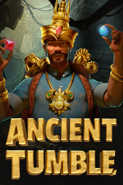 A mystical and archaeological image of the game 'Ancient Tumble', evoking the exploration of ancient ruins and the discovery of hidden treasures.