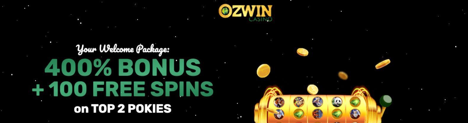 The main banner for Ozwin Casino, highlighting the brand's identity, visual style, and the overall gaming experience it offers to players.